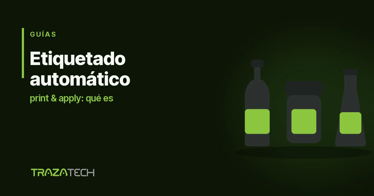 Etiquetado automático industrial print & apply: qué es y cómo funciona